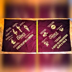 RARE UPS Bandana Brown Print On Both Sides Lot Of 2